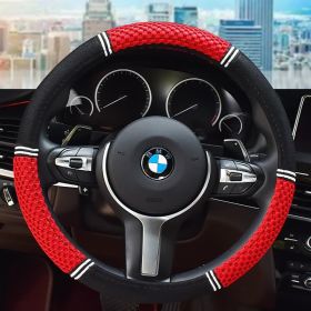 Car Steering Wheel Cover Ice Silk Grip Car Interior Decoration Anti-slip Wear-resistant Breathable