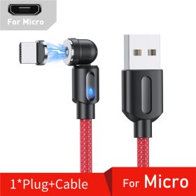 Rotate Magnetic Cable USB Type C Fast Charging Cable For iPhone 11 12 Xiaomi Magnet Charge Micro USB Cable Phone Cord