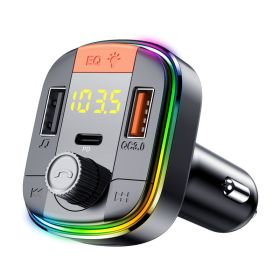 Car Charger Car Wireless FM Transmitter Car Adapter; PD18W QC3.0 Cigarette Lighter BT 5.0 Radio Receiver Music Player Supports Hands-Free Calling