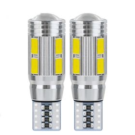 2 PCS T10 W5W 194 LED Bulb For Car LED Signal Light Canbus Free Error 5630 Chips 6500K 12V White Auto Wedge Side Trunk Lamps