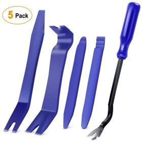 5Pcs Car Audio Trim Removal Tool Kit Anti-Scratch Pry Applicable Car Door Panel and Audio Dashboard