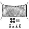 Trunk Cargo Net Stretchable Universal Elastic Truck Net Rear Seat Trunk Storage Organizer Net