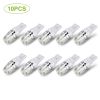 10PCS T10 LED Bulbs 194 LED Lights 12V 1W 5730 Xenon White Wedge Base LED Replacement Bulbs for License Plate Parking Position Interior Lights