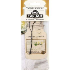 YANKEE CANDLE by Yankee Candle FLUFFY TOWELS CAR JAR AIR FRESHENER