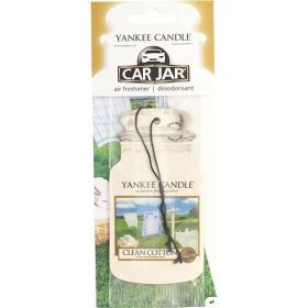 YANKEE CANDLE by Yankee Candle CLEAN COTTON CAR JAR AIR FRESHENER