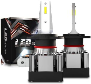 9012 - 9005/HB3 - H11/H8/H9 - 9006/HB4 - H7 High / Low Beam Combo LED Headlight Bulbs, 12000 Lumens, 6000K Xenon White