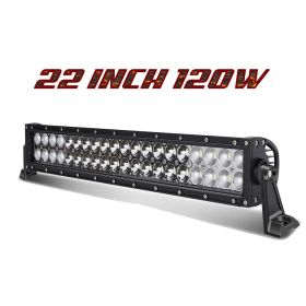 LED Light Bar 20/22 Inch LED Work Light Driving Fog Lamp Led Offroad Lights For Trucks Jeep 4X4 Polaris RZR ATV UTV Marine Boating Light.