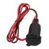 Car 12V Cigarette Lighter Charger Cable Female Socket Plug Connector Adapter