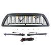 Black Front Grille Bumper Grill Fit For TOYOTA 4RUNNER 2006-2009 With LED Lights