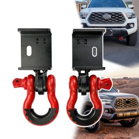 Front Demon Tow Hook Bracket with 3/4" Shackle Fits Toyota Tacoma 2009-2021