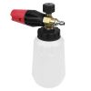 1/4in Snow Foam Washer Car Wash Soap Lance Cannon Spray Pressure Jet Bottle 1L