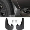 2pcs Universal Car Front Rear Splash Guards Rubber Mud Bumper Flaps with Screws