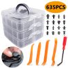 Car Retainer Clips, 635 Pcs