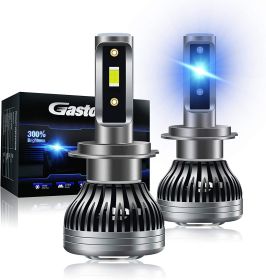 Gastokyle H7 LED Headlight Bulbs, 60W 10000 Lumens 6500K Cool White  All-in-One Conversion Kit (Pack of 2)