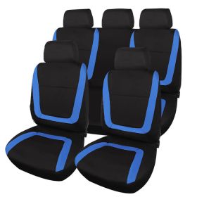 Universal Cloth Seat Covers for Cars, 9Pcs