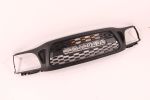 Black Front Grille Bumper Grill Fit For TOYOTA TACOMA 2001-2004 With LED Lights