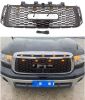 Front Grill Bumper Grille Fit For Toyota Tundra 2006-2013  With Amber Light