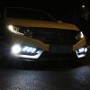 2 Pcs 2.5"Auto COB LED Fog Light 1200LM 6000k White IP65 Waterproof Halo Angel Eye Ring Bulb Lamp Driving DRL 12V