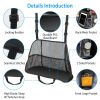 Car Net Pocket Handbag Holder Car Storage Netting Pouch Seat Side Storage Mesh Organizers Bag