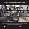 Universal Cloth Seat Covers for Cars, 9Pcs