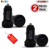 5 Core 2 Pieces Car USB Fast Charger Dual Car Phone Charger IPhone Samsung USB-C Adapter CDKC11 USBC 2Pcs