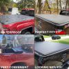 Soft four-fold Truck Bed Accessories Tonneau Cover 6.5FT For 14-19 Chevy Silverado GMC Sierra