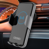 PS469. Car wireless charger (with automatic motor induction). Support for mobile phone automatic clamping; with a motor. Support 15W wireless charging