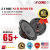 10 inch Car Audio Speaker Subwoofer High Power Bass Surround Sound Stereo Sub woofer System DJ Loudspeaker Wide Range Foam Edge Cone 4 ohms 5 Core FR-