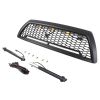 Black Front Grille Bumper Grill Fit For TOYOTA 4RUNNER 2006-2009 With LED Lights