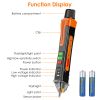 Non-Contact AC LED Electric Voltage Test Pen Circuit Detector Tester Dual Range 12V/48V-1000V Breakpoint Finder