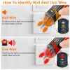 Non-Contact AC LED Electric Voltage Test Pen Circuit Detector Tester Dual Range 12V/48V-1000V Breakpoint Finder