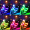 6Pcs Motorcycle LED Light Strips Multi-Color Neon Light Kits Waterproof DC 12V RGB Atmosphere Lights