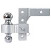 Alu Adjustable Trailer Drop Hitch; 2inch receiver; 6 inch adjustable