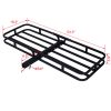 Hitch Mount Cargo Carrier ; Rear Cargo Rack for SUV; Truck; Car; Luggage Basket Rack Fits 2&quot; Receiver