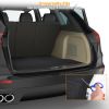 Universal Trunk Cargo PVC Floor Mat w/ Natural Rubber Material Heavy Duty Rubber Anti-Slipping Waterproof Easy Clean Cushion Kit