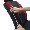 8pcs Car Seat Covers Set Black & Red Universal Fit Airbag Compatible Storage Bag