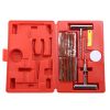 57 Pcs Universal Tire Repair Tools Kit Flat Tire Puncture Repair Tools for Cars Trucks