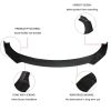 77.8" Universal Front Bumper Lip Spoiler Flat Splitter Protector Under Panel Diffuser