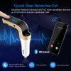 Car Wireless FM Transmitter USB Charger Hands-free Call MP3 Player MMC Card Reading Aux-in LCD Display