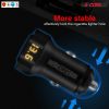 5 Core Car USB Fast Charger Dual Car Phone Charger IPhone Samsung USB-C Adapter CDKC11 2USB 2Pcs