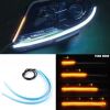 Headlamp Light Guide Strip Scan Two-Color LED Running Water Light Car Decorative Light Streamer Turn Signal Light