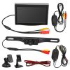 5in Screen Backup Camera Monitor Kit IP68 Waterproof Car Rear View Monitor