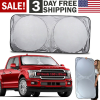 Car Windshield Sun Shade Visor Foldable Large Sunshade for Truck Van Block Cover