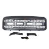 Front Grill Bumper Grille Fit For FORD F250 1999-2004 Black Grill with Led Light