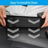 2Pcs Car Console Side Organizer Car Seat Gap Storage Box Pocket Organizer Seat Gap Filler Catch Caddy