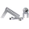 Alu Adjustable Trailer Drop Hitch; 2inch receiver; 8 inch adjustable