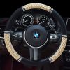 Car Steering Wheel Cover Ice Silk Grip Car Interior Decoration Anti-slip Wear-resistant Breathable