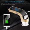 Car Wireless FM Transmitter USB Charger Hands-free Call MP3 Player MMC Card Reading Aux-in LCD Display