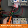 Non-Contact AC LED Electric Voltage Test Pen Circuit Detector Tester Dual Range 12V/48V-1000V Breakpoint Finder