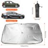 Car Sunshade Umbrella Foldable Sun Visor Protector Car Windshield Reflector Umbrella